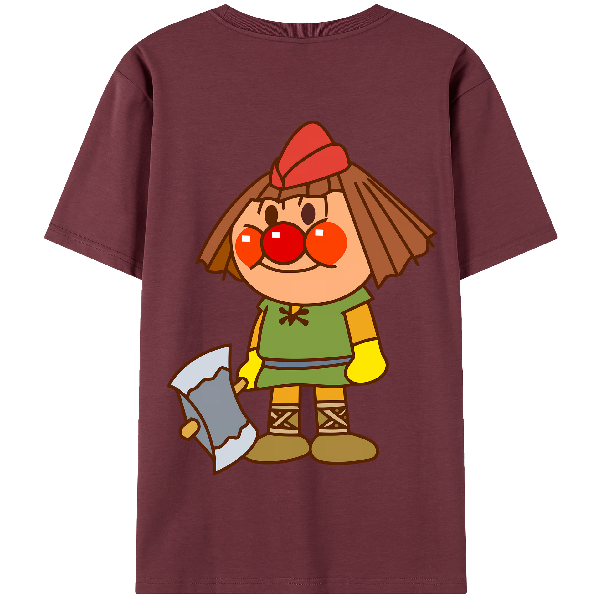 （画像用） アンパンマン Anpanman 綿100％半袖Tシャツ（背面プリント）